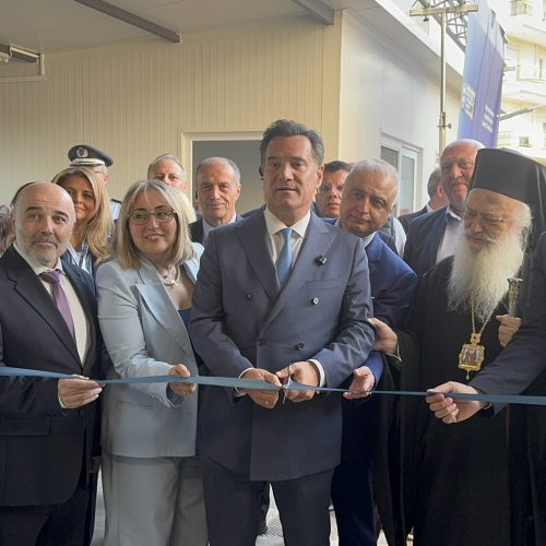 Εγκαίνια του πλήρως ανακαινισμένου Τμήματος Επειγόντων Περιστατικών του Γενικού Νοσοκομείου Ημαθίας – Μονάδα Νάουσας παρουσία του Υπουργού Υγείας κ. Άδωνι Γεωργιάδη.