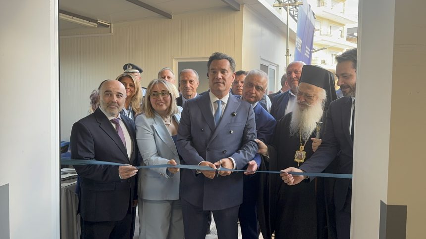 Εγκαίνια του πλήρως ανακαινισμένου Τμήματος Επειγόντων Περιστατικών του Γενικού Νοσοκομείου Ημαθίας – Μονάδα Νάουσας παρουσία του Υπουργού Υγείας κ. Άδωνι Γεωργιάδη.